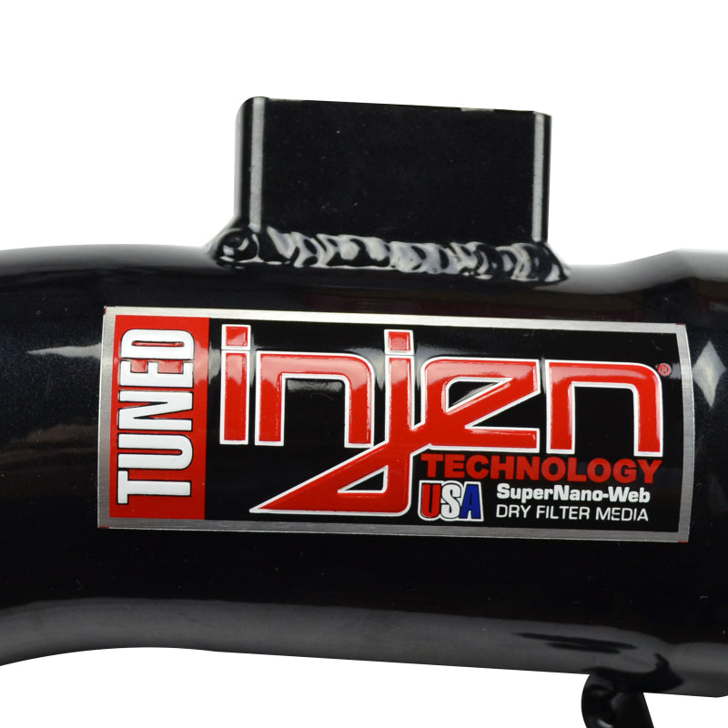 Injen 10-12 Nissan R35 GTR V6 3,8 L Twin Turbo Noir Admission à rampe courte