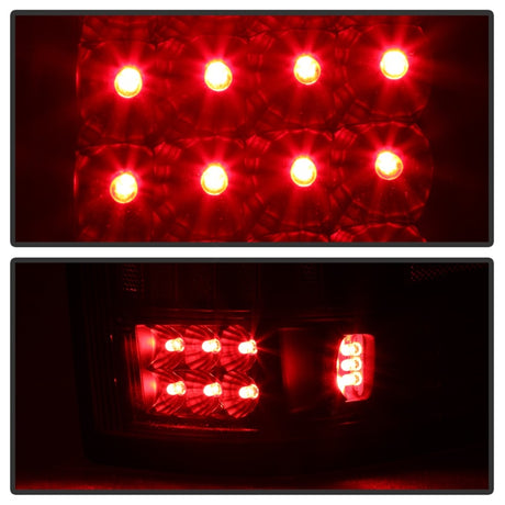 Feux arrière à LED Xtune Ford F150 Styleside 04-08 (ne convient pas aux modèles Heritage et SVT) Noir ALT-ON-FF15004-LED-BK