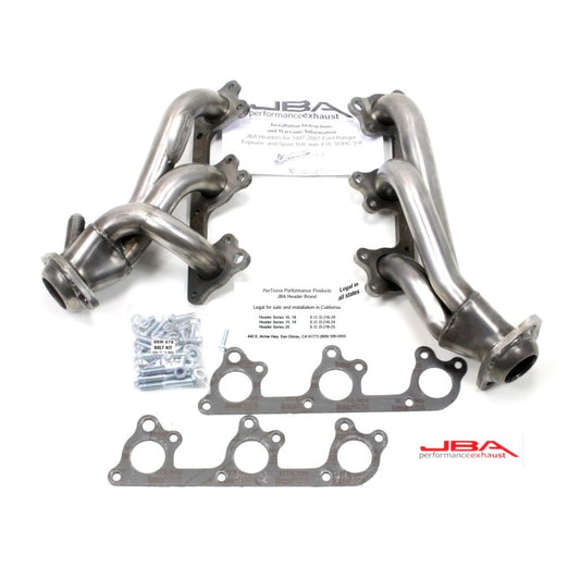 JBA 97-11 Ford Ranger 4.0L OHC w/Driver Side EGR 1-1/2in Primary Raw 409SS Cat4Ward Header