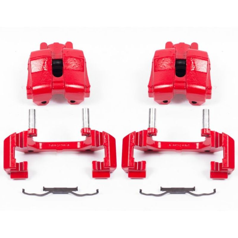 Étriers avant rouges Power Stop 09-12 Ford Escape avec supports - Paire