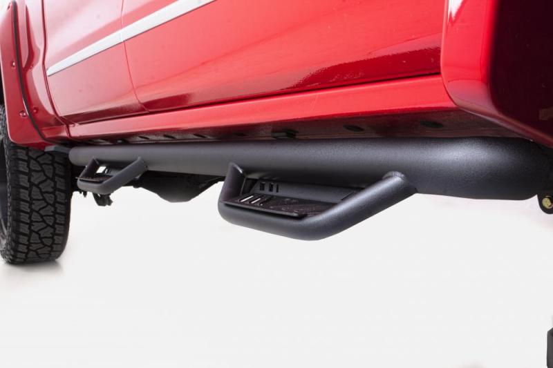 Lund 99-16 Ford F-250 Super Duty SuperCab Terrain HX Step Nerf Bars - Black