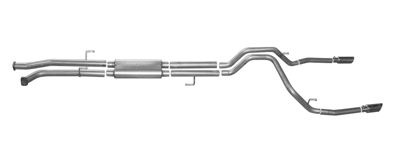 Gibson 07-19 Toyota Tundra Limited 5.7L 2.5in Cat-Back Dual Split Exhaust - Stainless