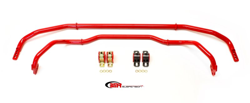 Kit de barres stabilisatrices avant et arrière BMR 13-15 5e génération Camaro avec bagues - Rouge