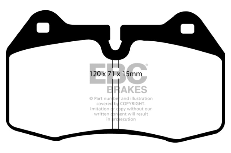 Plaquettes de frein avant EBC 03-04 Infiniti G35 3.5 (manuelle) (Brembo) Bluestuff