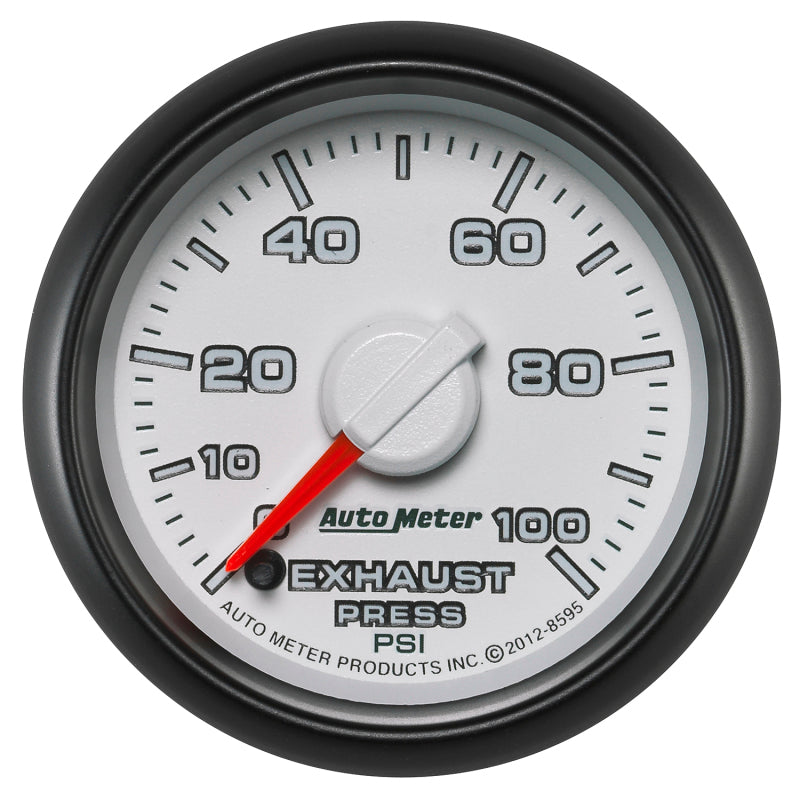 Manomètre de pression d'échappement Autometer Factory Match 2-1/16 po 0-100 PSI FSE Dodge