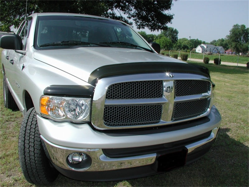Protecteur de capot Vigilante Premium Deluxe 3 pièces pour Dodge Ram 1500 Stampede 2002-2005 - Fumé