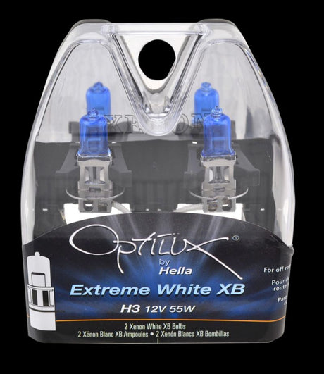 Ampoule Xen blanche Hella H3 12V 55W XB (paire)
