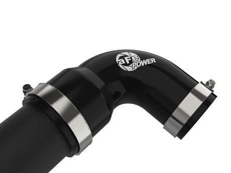 Tuyau de charge à chaud en aluminium aFe 19-22 pour Hyundai Veloster N L4 2.0L (t) BladeRunner 2-1/2 po - Noir
