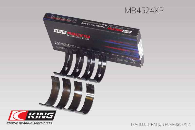 King Nissan Vr38Dett (Size 0.26) Main Bearing Set