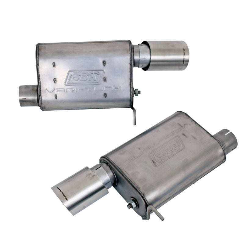 Système d'échappement complet BBK 2015-16 Mustang GT Varitune Cat Back (comprend la suppression du résonateur X-Pipe)