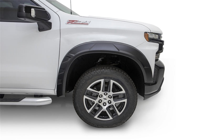 Élargisseurs de style Bushwacker 19-21 Chevrolet Silverado 1500 DRT 4 pièces - Noir