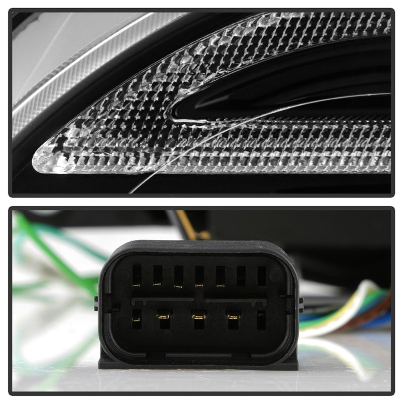 Phares de projecteur Spyder Mini Cooper 07-12 V2 Xénon/HID uniquement - Noir PRO-YD-MC07V2HIDSI-SBLB-BK