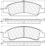StopTech 08-20 Cadillac Escalade Plaquettes de frein avant pour camion et SUV