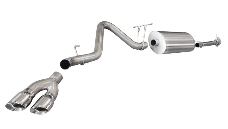 Corsa 11-12 Chevrolet Silverado Ext. Cab/Std. Bed 2500 6.0L V8 Échappement sport poli Cat-Back
