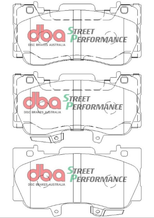 Plaquettes de frein DBA 08/14-06/18 Ford Mustang 2.3 Ecoboost SP500