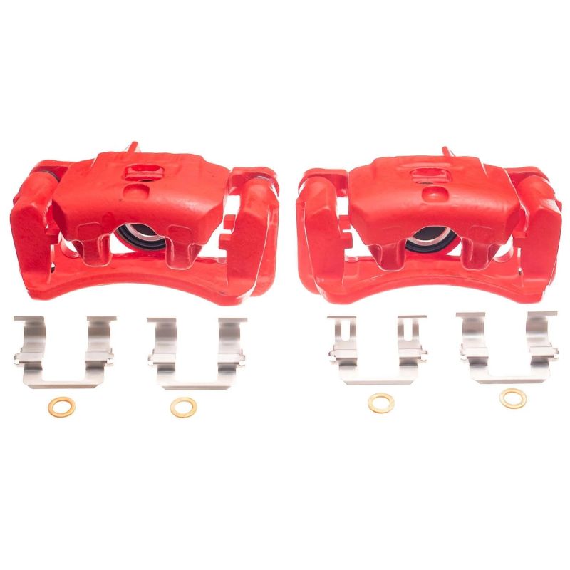 Étriers arrière rouges Power Stop 96-99 Acura SLX - Paire