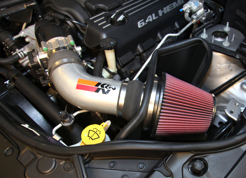 Kit d'admission haute performance à haut débit K&amp;N 12-15 Jeep Grand Cherokee SRT 8 6,4 L V8