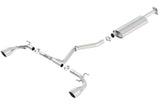 Échappement Catback SS Borla 13-15 Scion FR-S 2.0L 4cyl 6 vitesses / 13 Subaru BRZ 2.0L 4cyl 6 vitesses