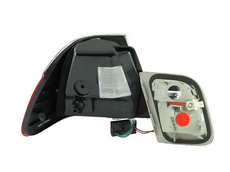 Feux arrière à LED ANZO 1999-2001 BMW Série 3 E46 Rouge/Clair 4 pièces