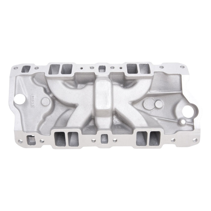 Collecteur d'admission Edelbrock Performer Eps avec tube de remplissage d'huile et reniflard pour Small-Block Chevy