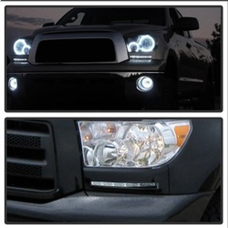 Feux de jour à LED Spyder Toyota Tundra 07-13 (look modèle XSP-X) sans interrupteur noir FL-DRL-TTU07-BK