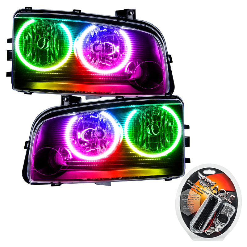 Oracle 05-10 Dodge Charger SMD HL (non HID) - ColorSHIFT VOIR LA GARANTIE