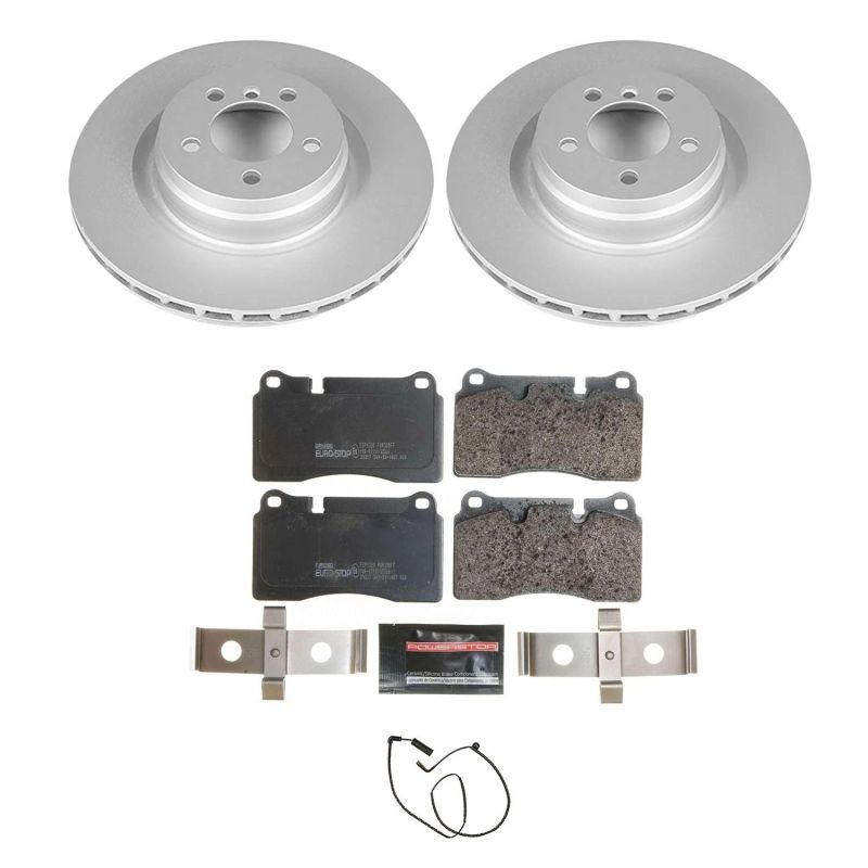 Kit de freins avant Euro-Stop Power Stop 06-09 Land Rover Range Rover