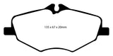 Plaquettes de frein avant EBC 06-09 Mercedes-Benz E320 3.0 TD Yellowstuff