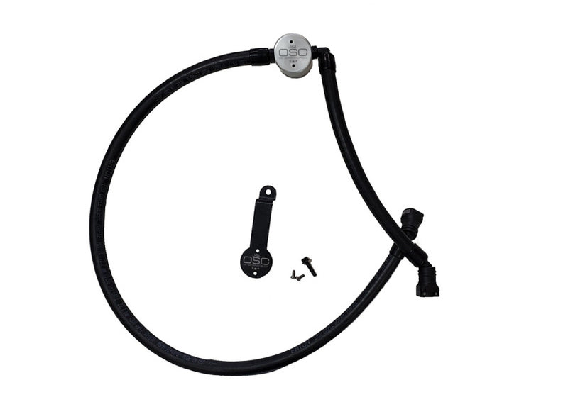 Séparateur d'huile côté conducteur J&amp;L 18-24 Jeep Wrangler JL 3.6L 3.0 - Anodisé transparent