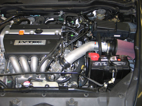 Admission K&amp;N 05-07 Honda Accord L4-2.4L Silver Typhoon Short Ram