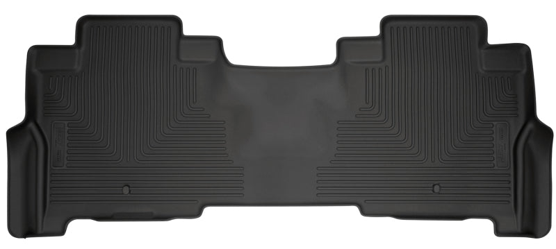 Revêtements de sol noirs Husky Liners 18-22 pour Ford Expedition WeatherBeater, deuxième rangée