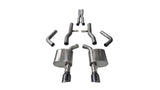 Échappement Cat-Back Xtreme noir pour Dodge Charger SRT/Scat Pack/R/T 6,4 L Corsa 15-16
