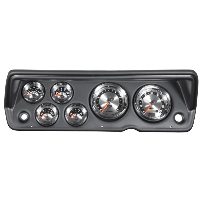 Kit de jauges de muscle américain Autometer 6 pièces Abody/Duster/Demon/Dart 70-76 Tachymètre/Mph/Carburant/Huile/Poids/Volt