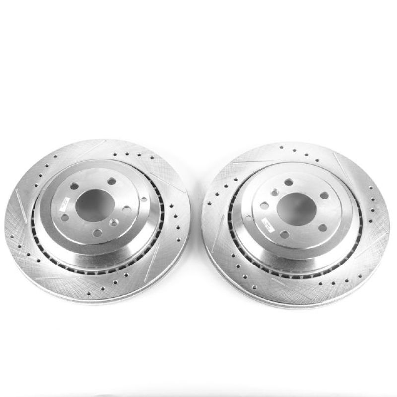 Disques de frein arrière Power Stop 05-06 Mercedes-Benz G55 AMG Evolution percés et fendus - Paire