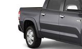 Élargisseurs de pare-chocs avant Bushwacker 16-18 Toyota Tundra Fleetside de style OE - 4 pièces - Gris magnétique