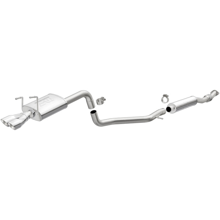 Échappement Catback SS MagnaFlow 12 Fiat 500 L4 1,4 L simple ligne droite D/S avec sortie arrière