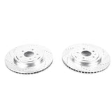 Disques de frein arrière Power Stop 14-19 Chevrolet Corvette Evolution percés et fendus - Paire