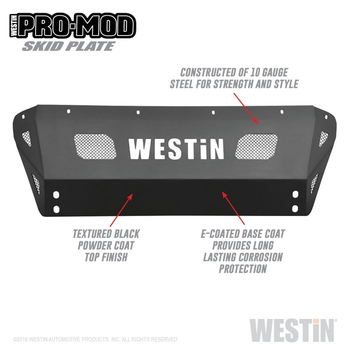 Plaque de protection Westin 14-21 Toyota Tundra Pro-Mod