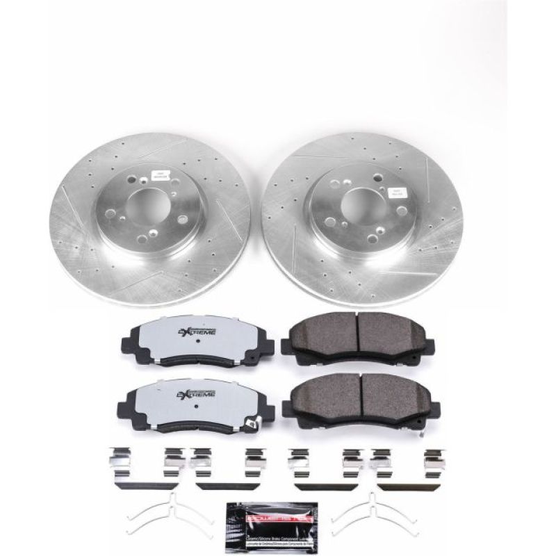 Kit de freins avant Power Stop 12-14 pour camion et remorquage Honda Ridgeline Z36