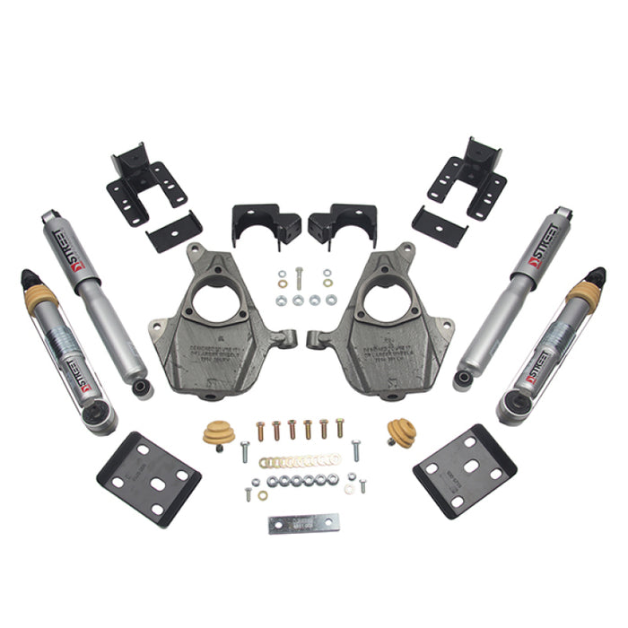 KIT D'ABAISSEMENT Belltech 16.5-17 Chevy Silverado All Cab 2WD 3-4F / 5-6R