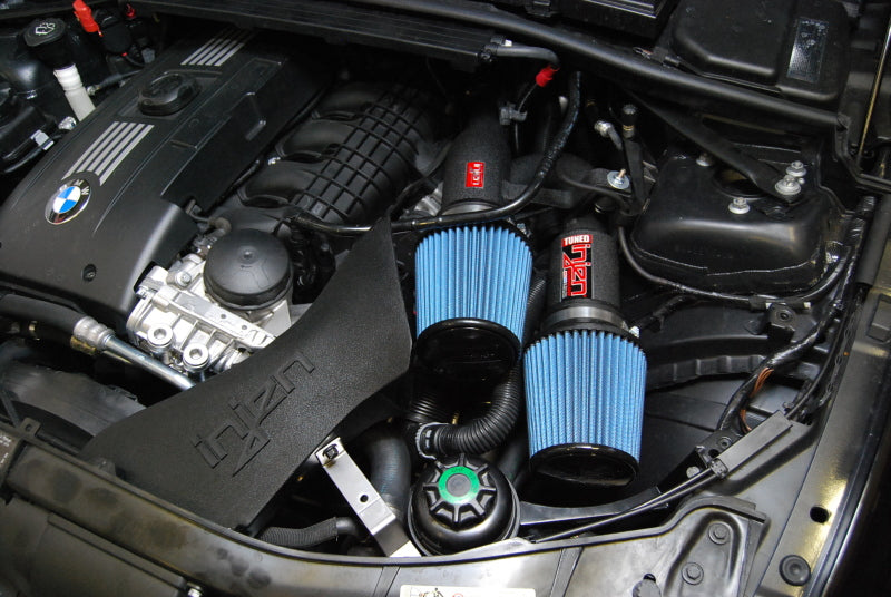 Injen 07-09 335i E92 / 08-09 135i E82 3.0L L6 Double admission Wrinkle Black Short Ram Intake