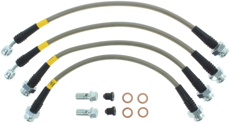 Kit de conduites de frein arrière en acier inoxydable StopTech 05-09 Land Rover LR 3 / 06-09 Range Rover