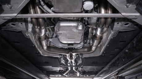 Collecteurs de 2 po pour berline Cadillac CTS-V 2016-18 en acier inoxydable, primaires de 2 po, câbles cathodiques de 3 po dans le tuyau en X