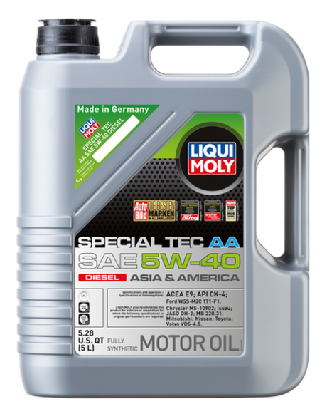 Huile moteur LIQUI MOLY Special Tec AA SAE 5W40 Diesel 5L