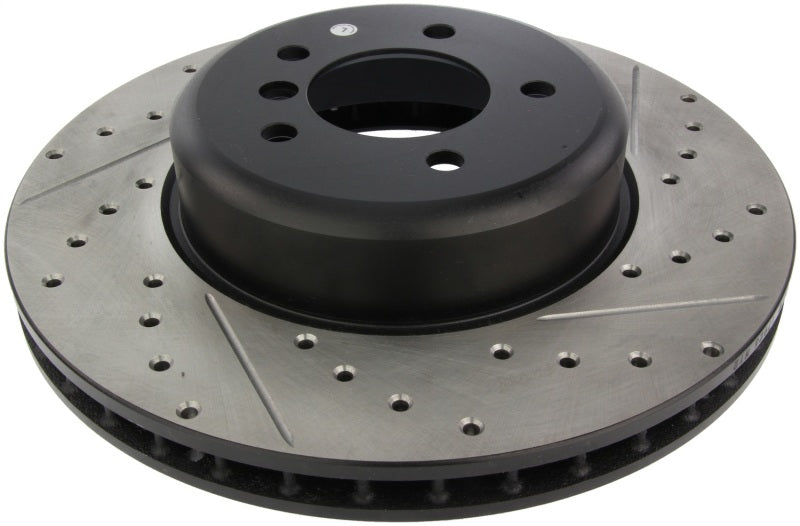 Rotor avant gauche fendu et percé StopTech pour BMW Série 535 08-09 / 545i/550i/645Ci/650i 04-09