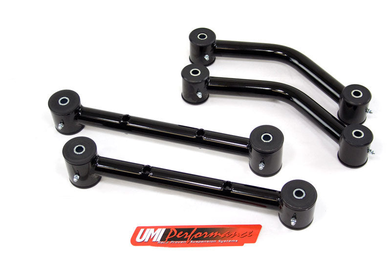 Kit de bras de suspension supérieur et inférieur GM H-Body UMI Performance 71-75