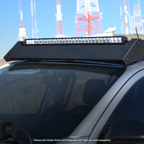 Barres de toit à profil bas Go Rhino 22-23 pour Toyota Tundra CrewMax Ceros - Tex. Blk