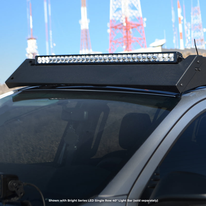 Barres de toit à profil bas Go Rhino 19-21 pour Toyota Tundra CrewMax Ceros - Tex. Blk