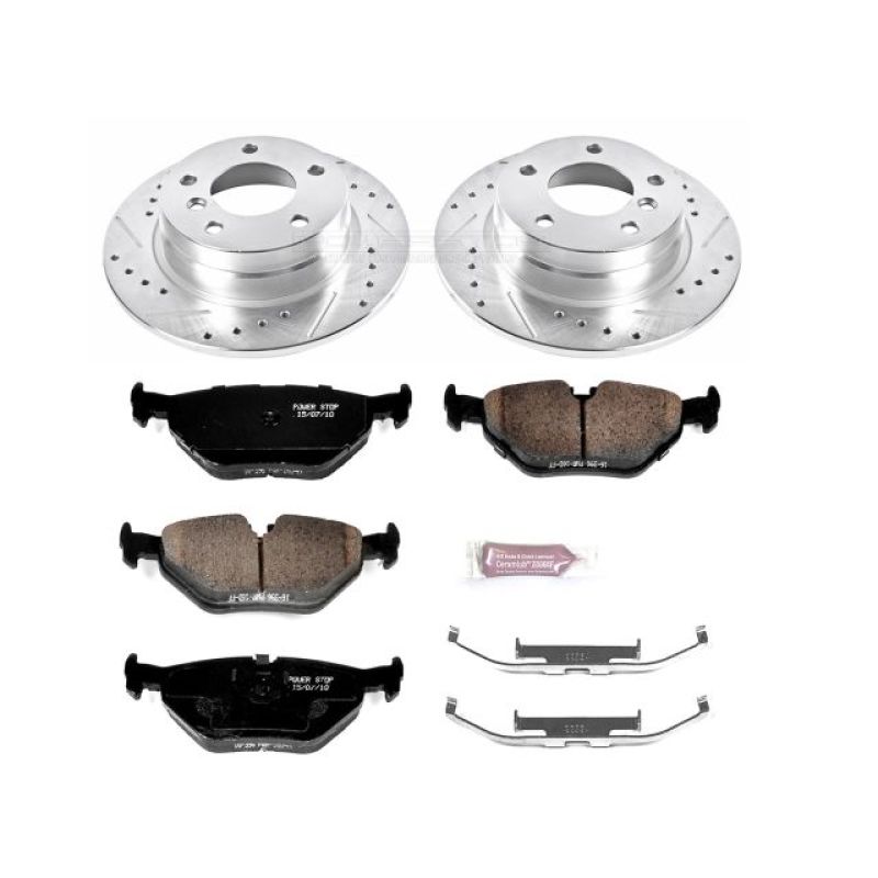 Power Stop 92-98 BMW 318i Rear Z23 Evolution Sport Brake Kit