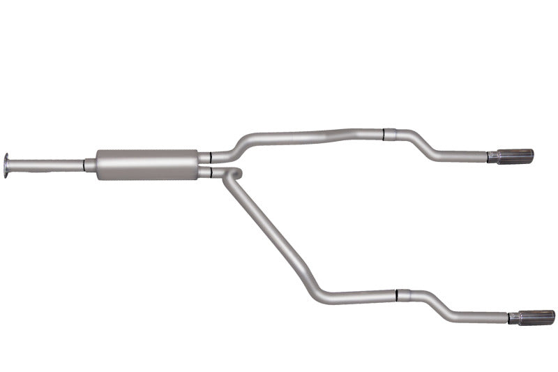 Gibson 96-98 Chevrolet K2500 Cheyenne 5.7L 2.5in Cat-Back Dual Split Exhaust - Stainless